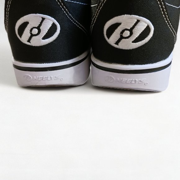 Youth Heely's Pro 20 Low Top Black and White Skater Running Shoes  Size 5 - Picture 9 of 16